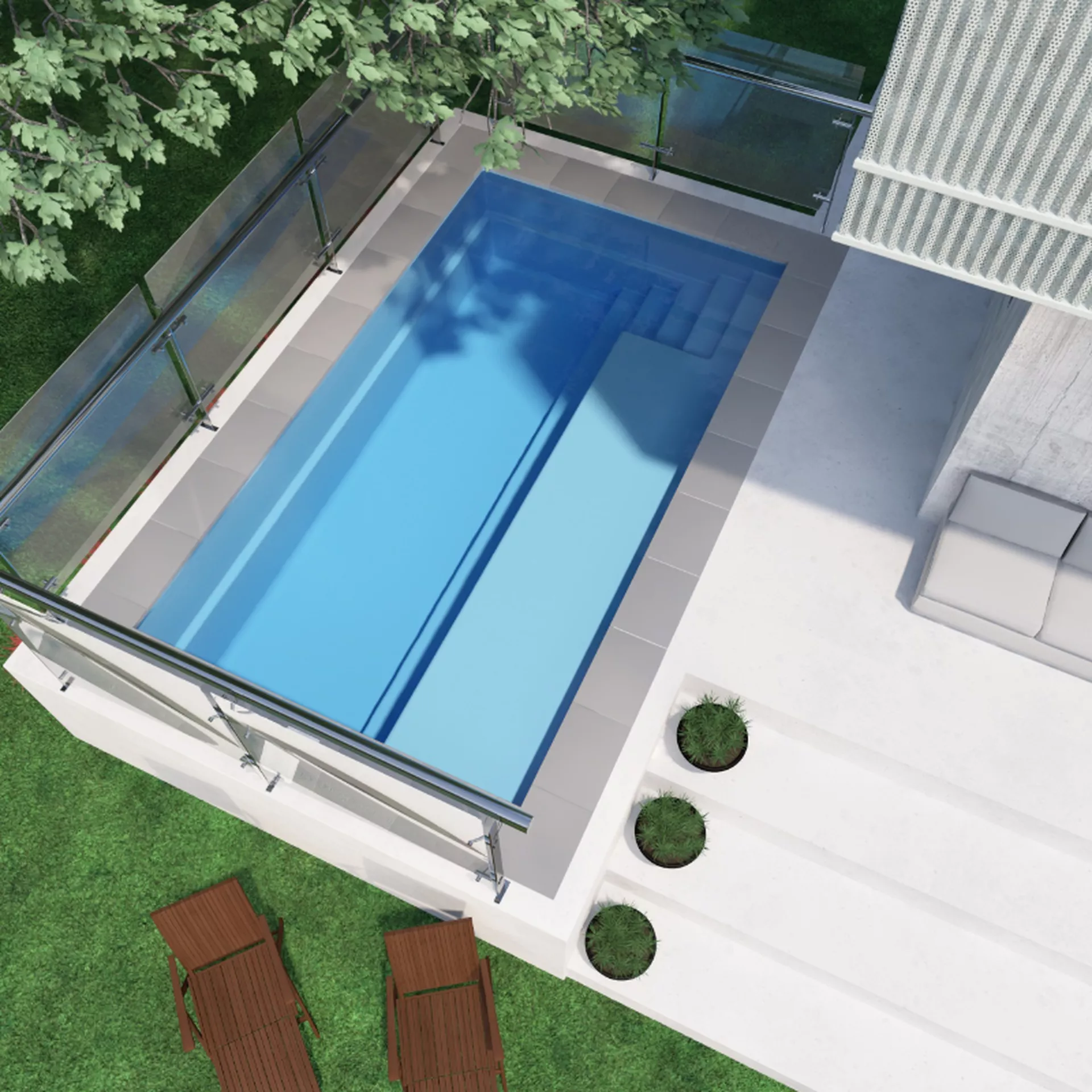 Piscine hors-sol Begur 500