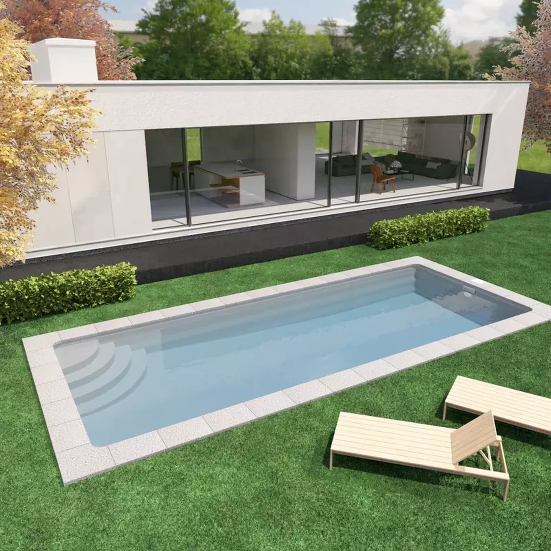 Piscine rectangulaire C800