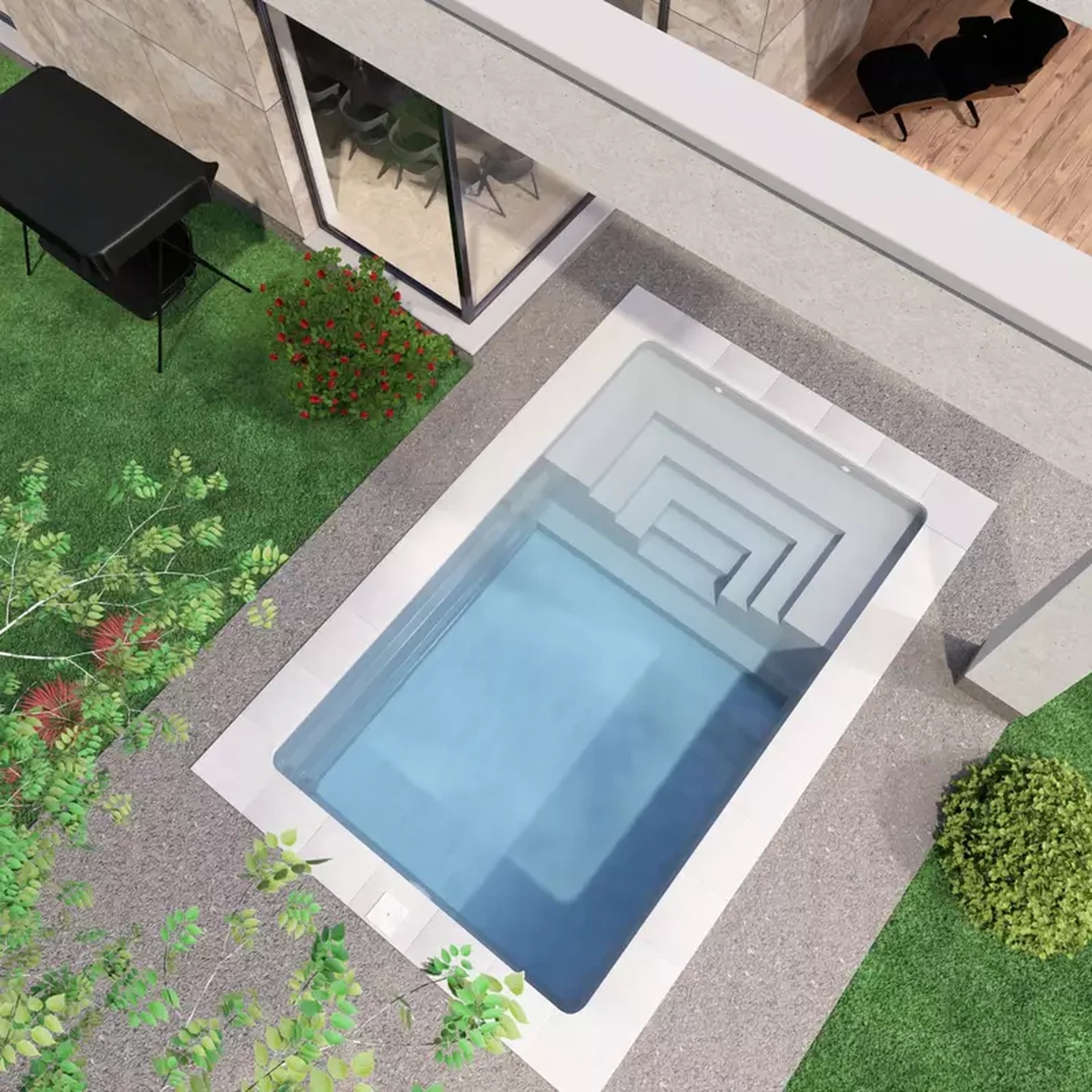 Piscine rectangulaire L500