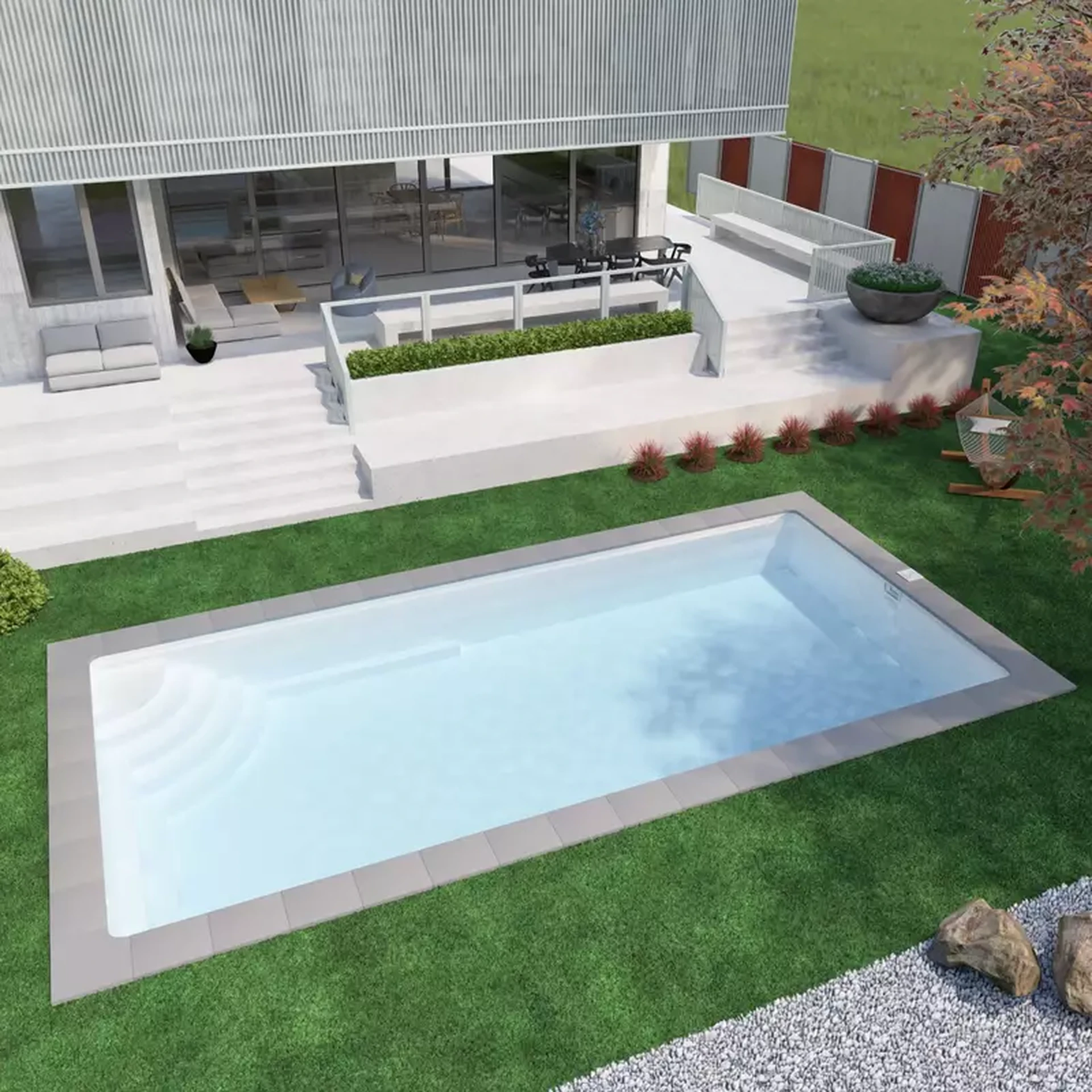 Piscine rectangulaire L880