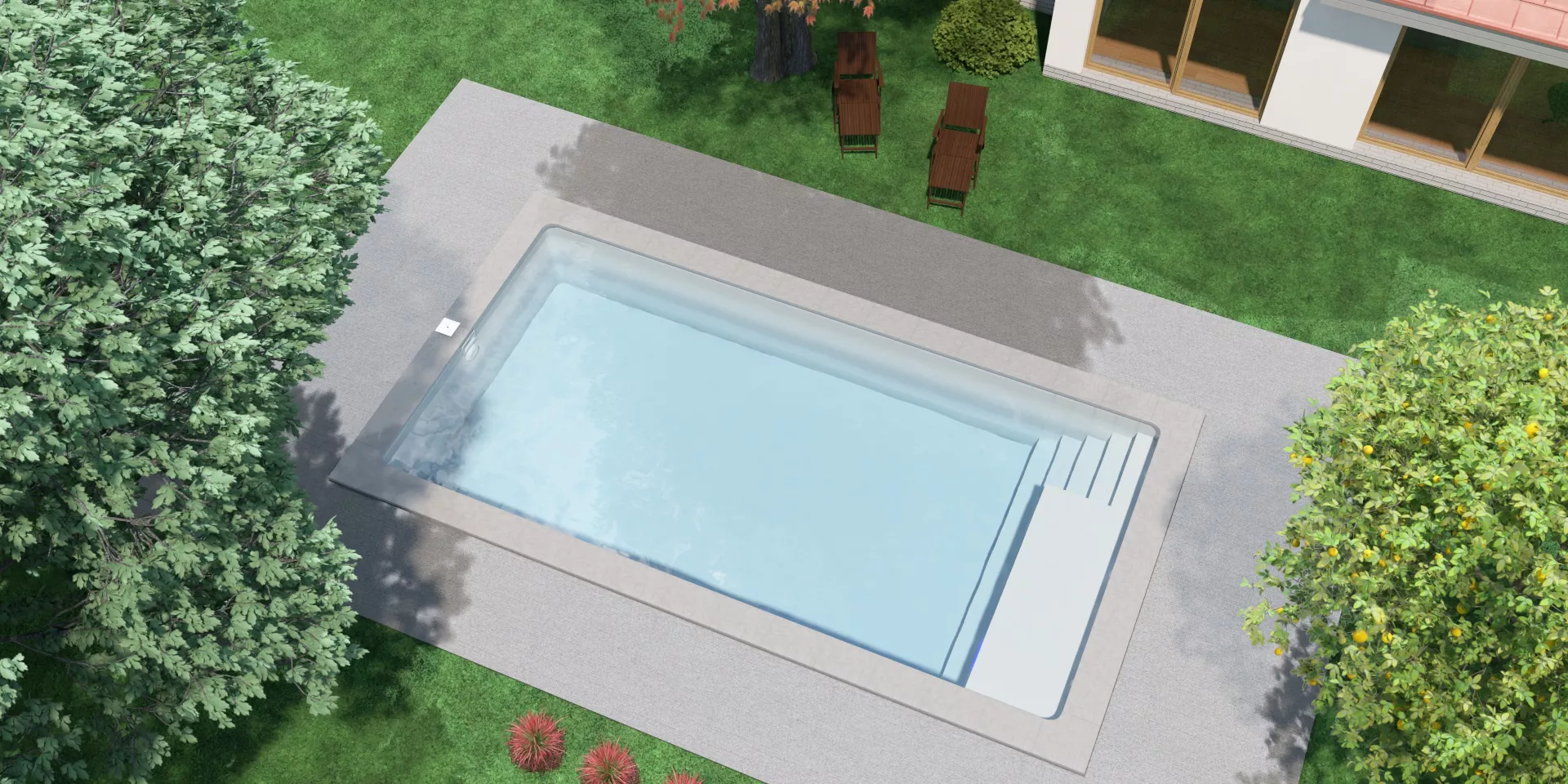 Piscine rectangulaire LP800