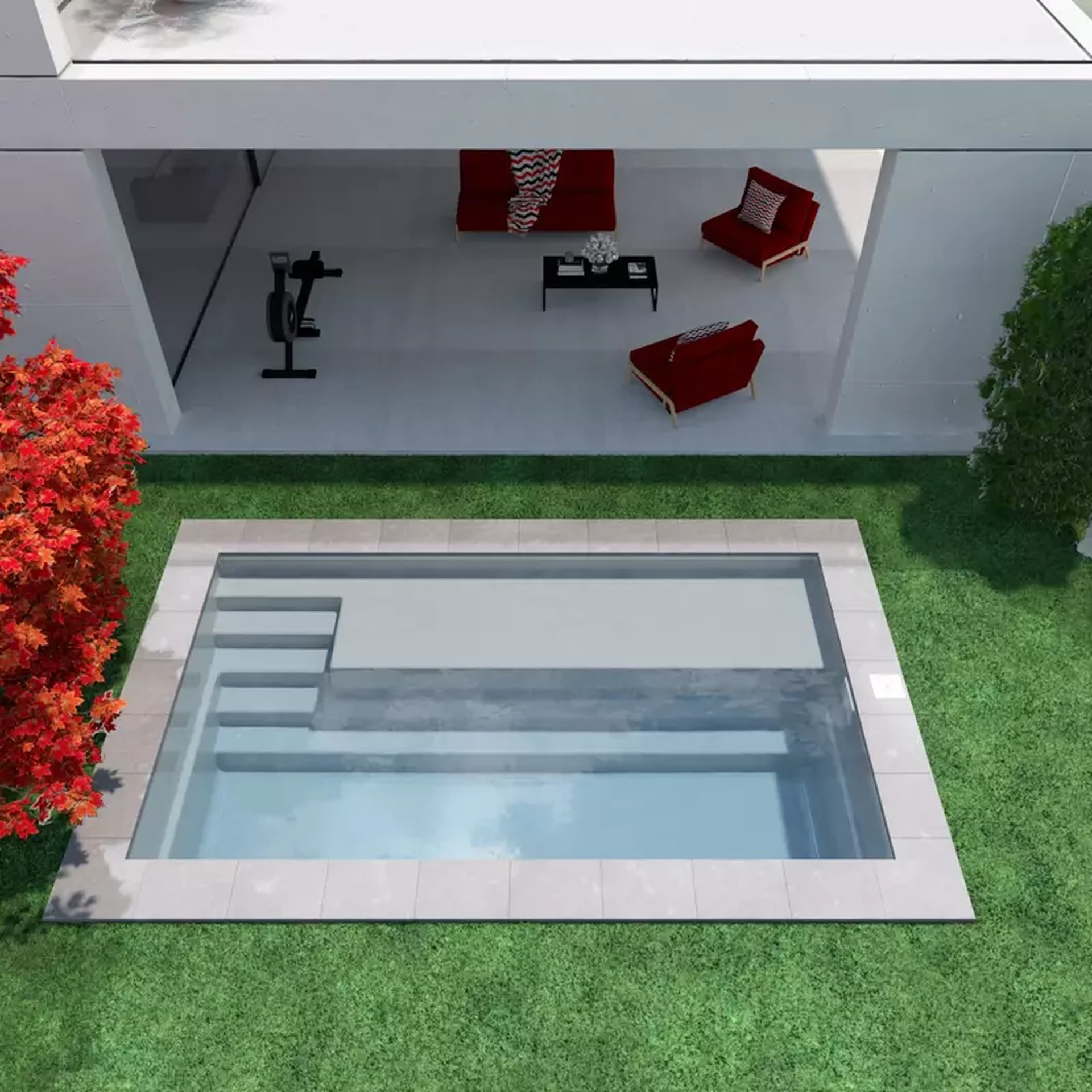 Piscine rectangulaire P500