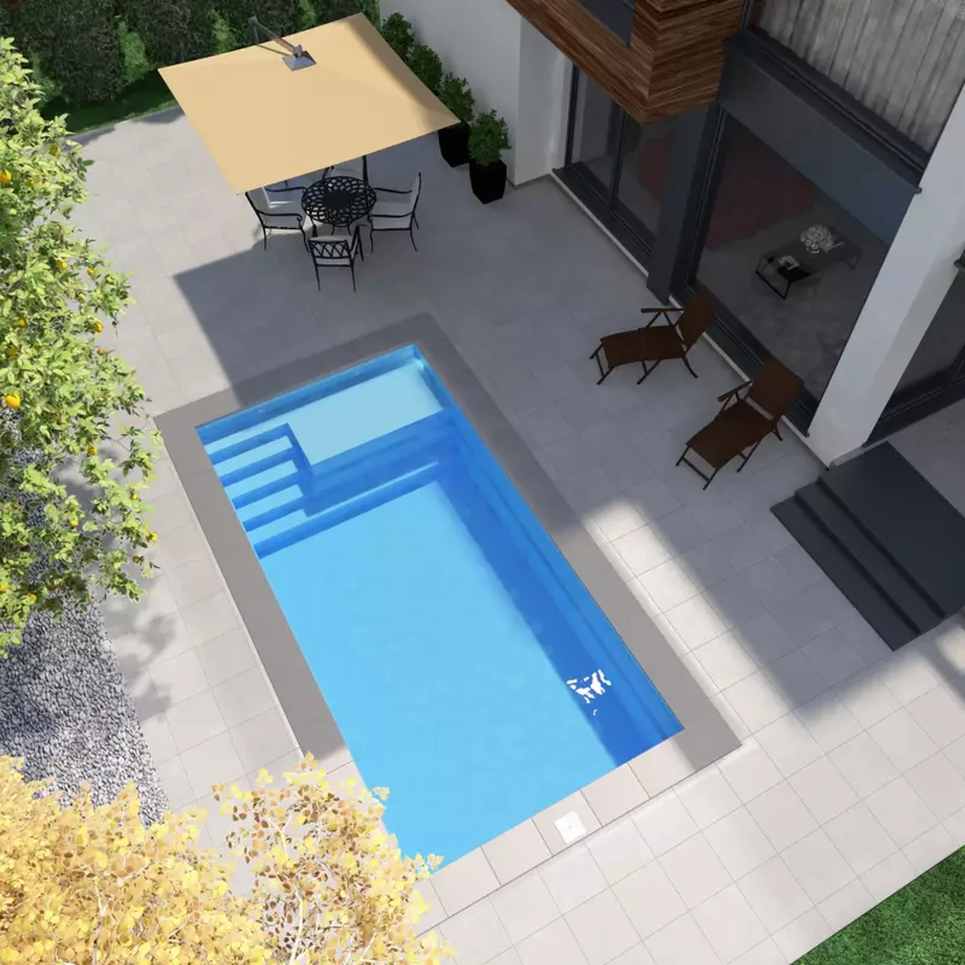 Piscine rectangulaire P600