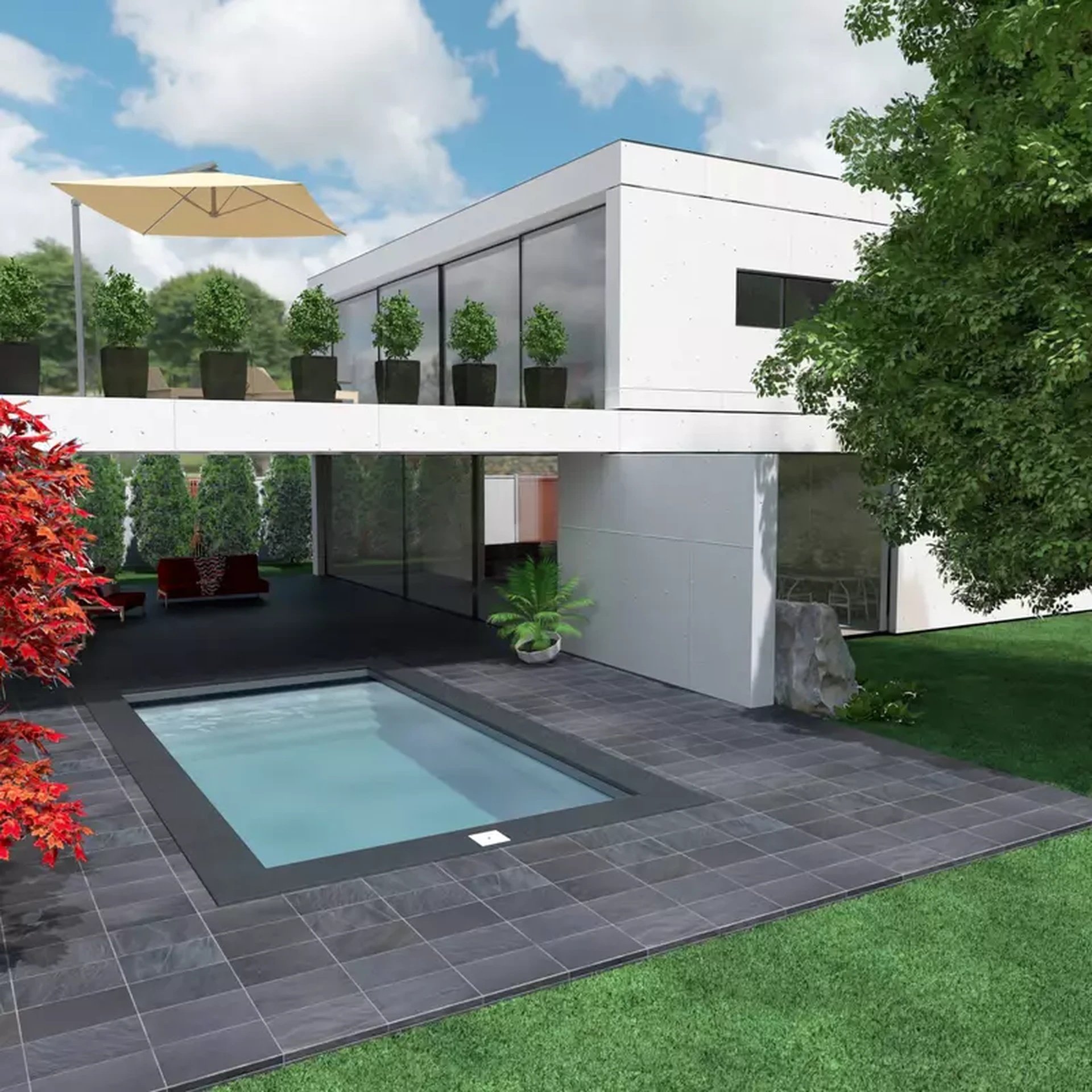 Piscine rectangulaire P602