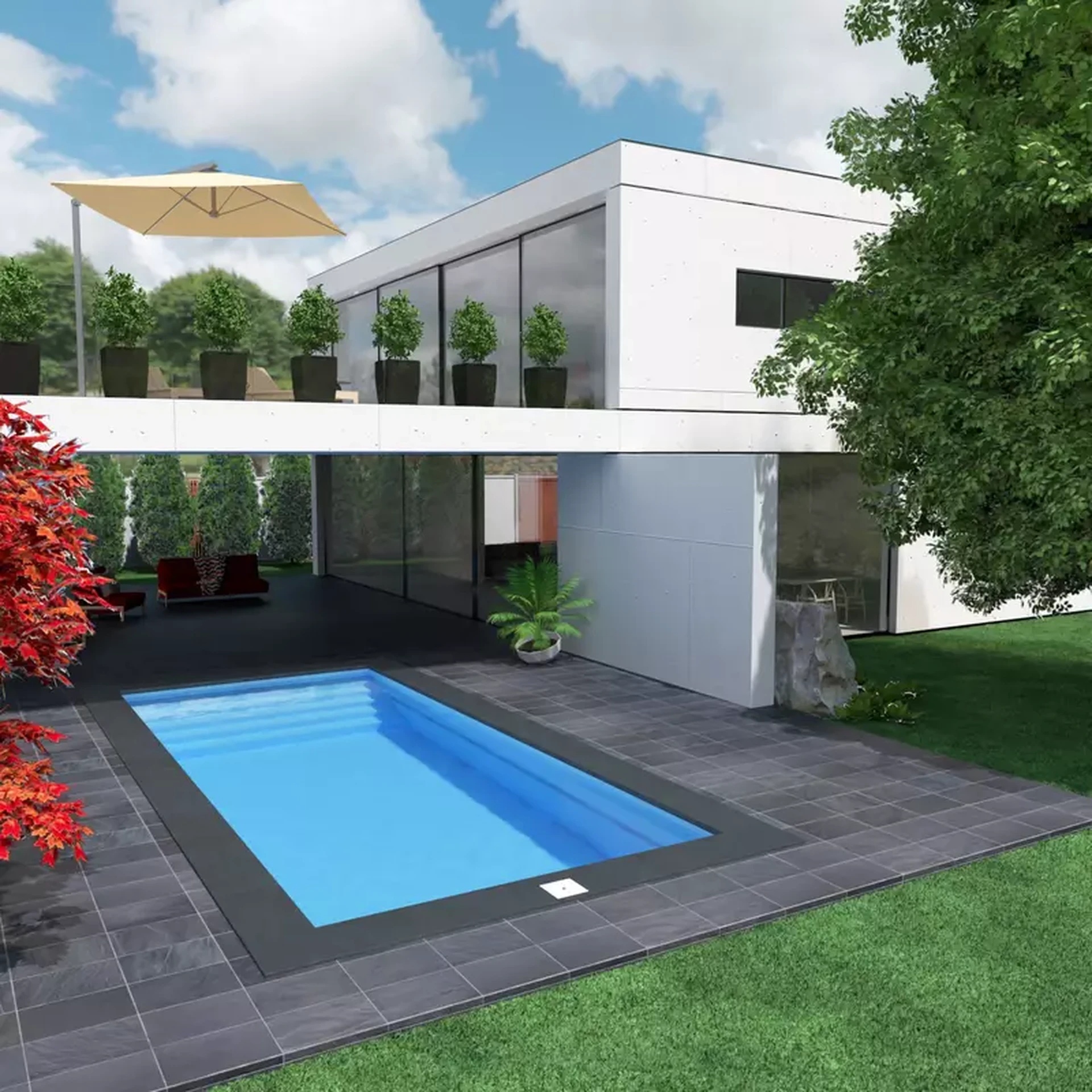 Piscine rectangulaire P702