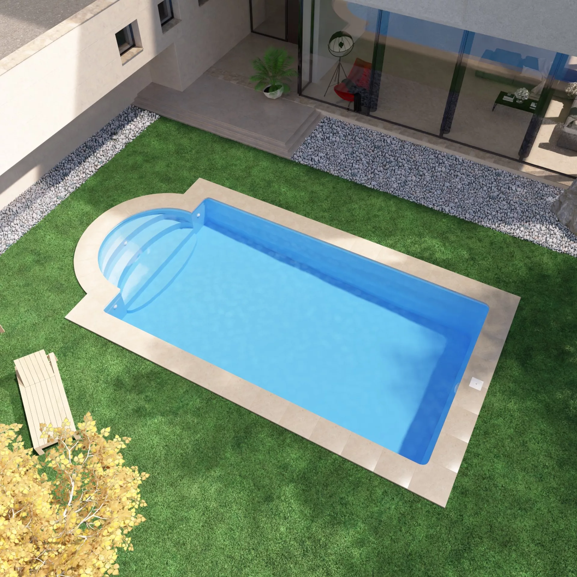 Piscine romaine RD850